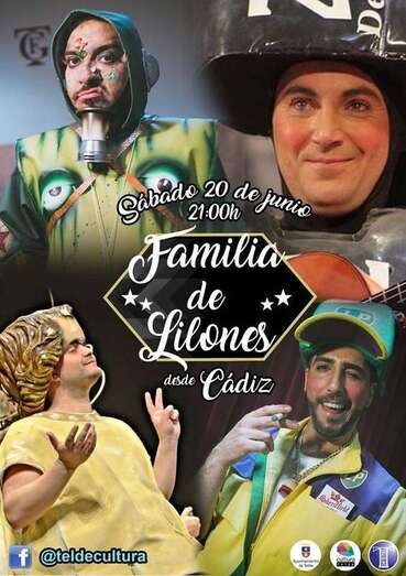 Cartel de la actuación del grupo de amigos gaditanos (Foto TA)